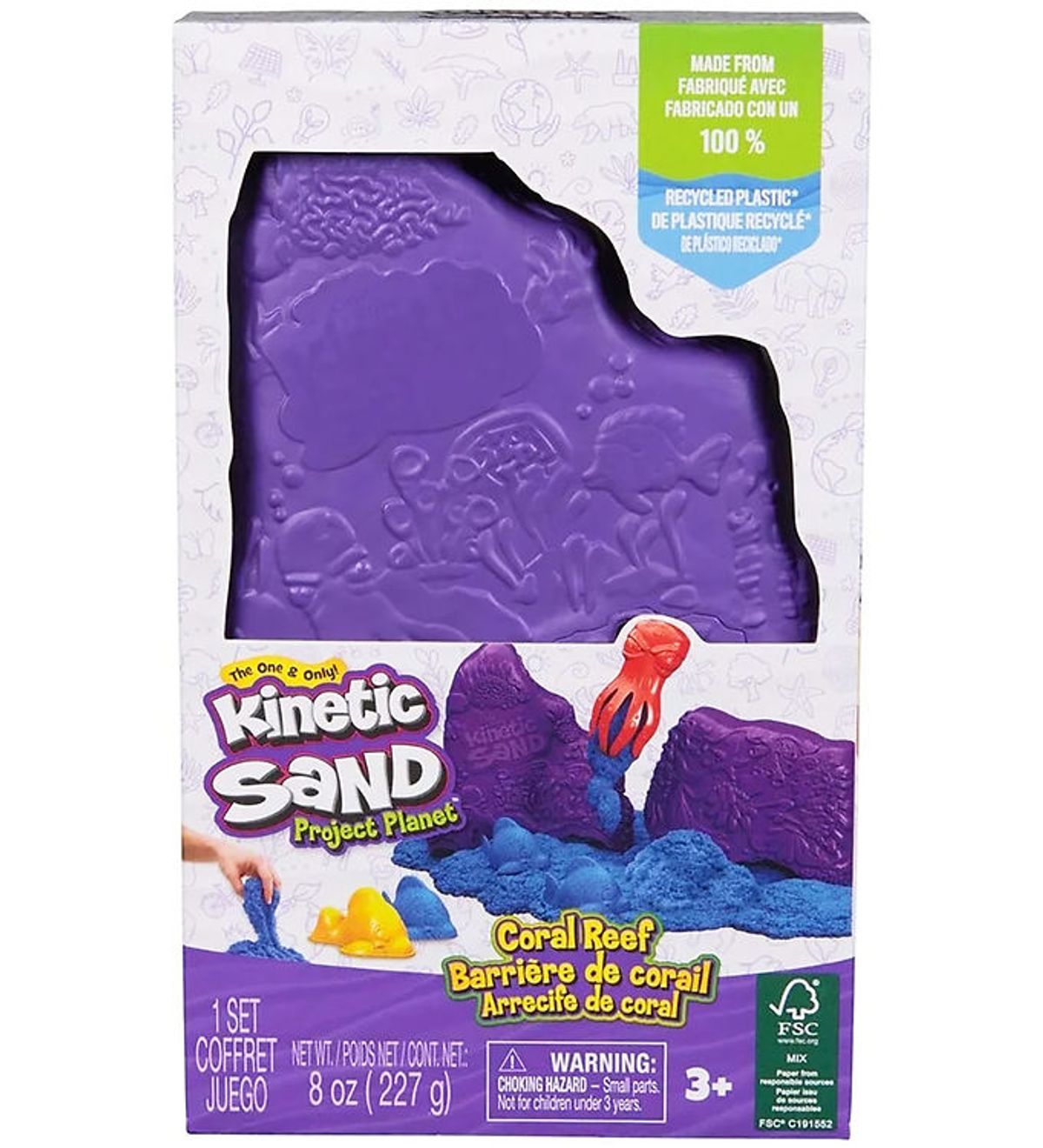 Kinetic Sand Sandsæt - 227 g - Coral Reef