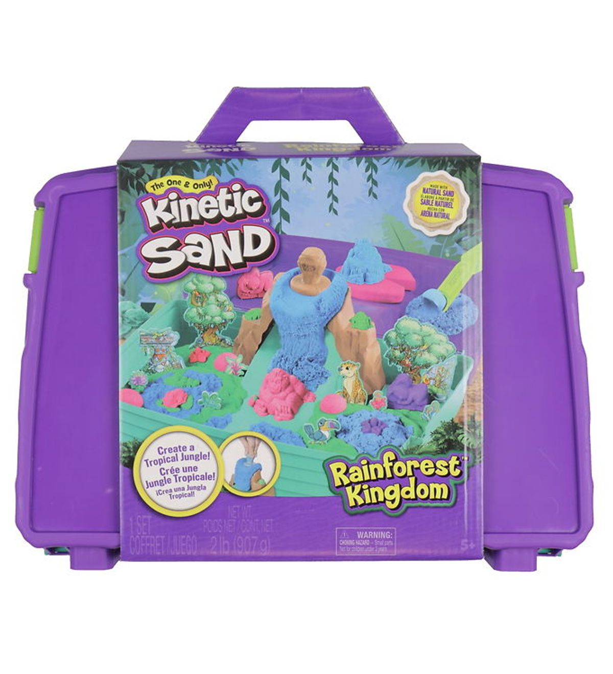 Kinetic Sand Sandsæt - 907 g - Rainforest Kingdom