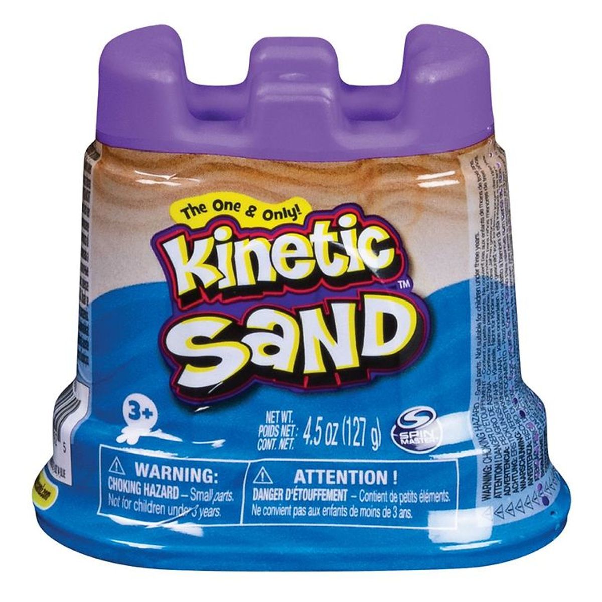 Kinetic Sand Strandsand - 127 gram - Blå