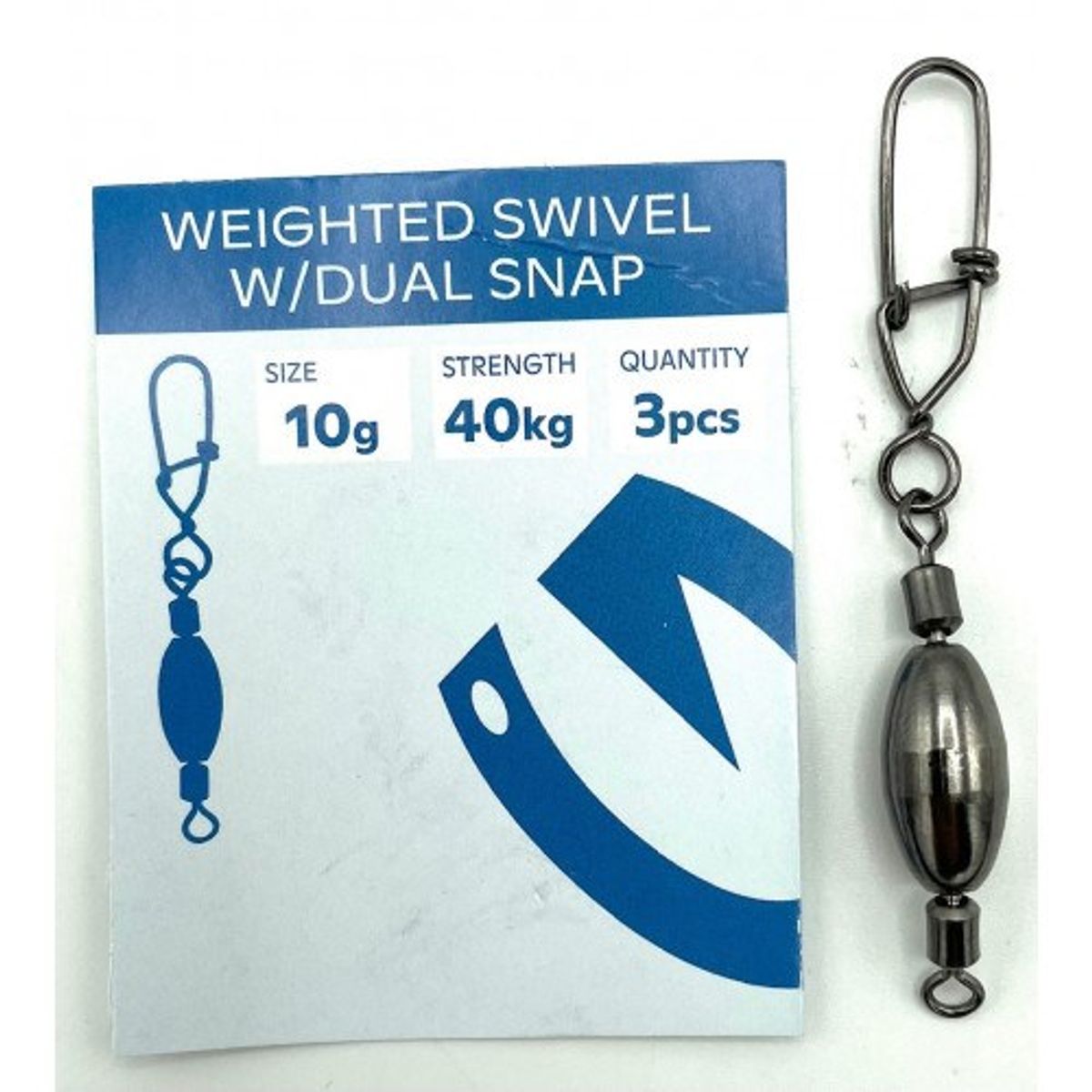 Kinetic Weighted Swivel W/Dual Snap