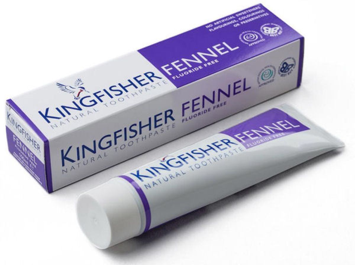 Kingfisher natural toothpaste fennel fluoride free 100ml