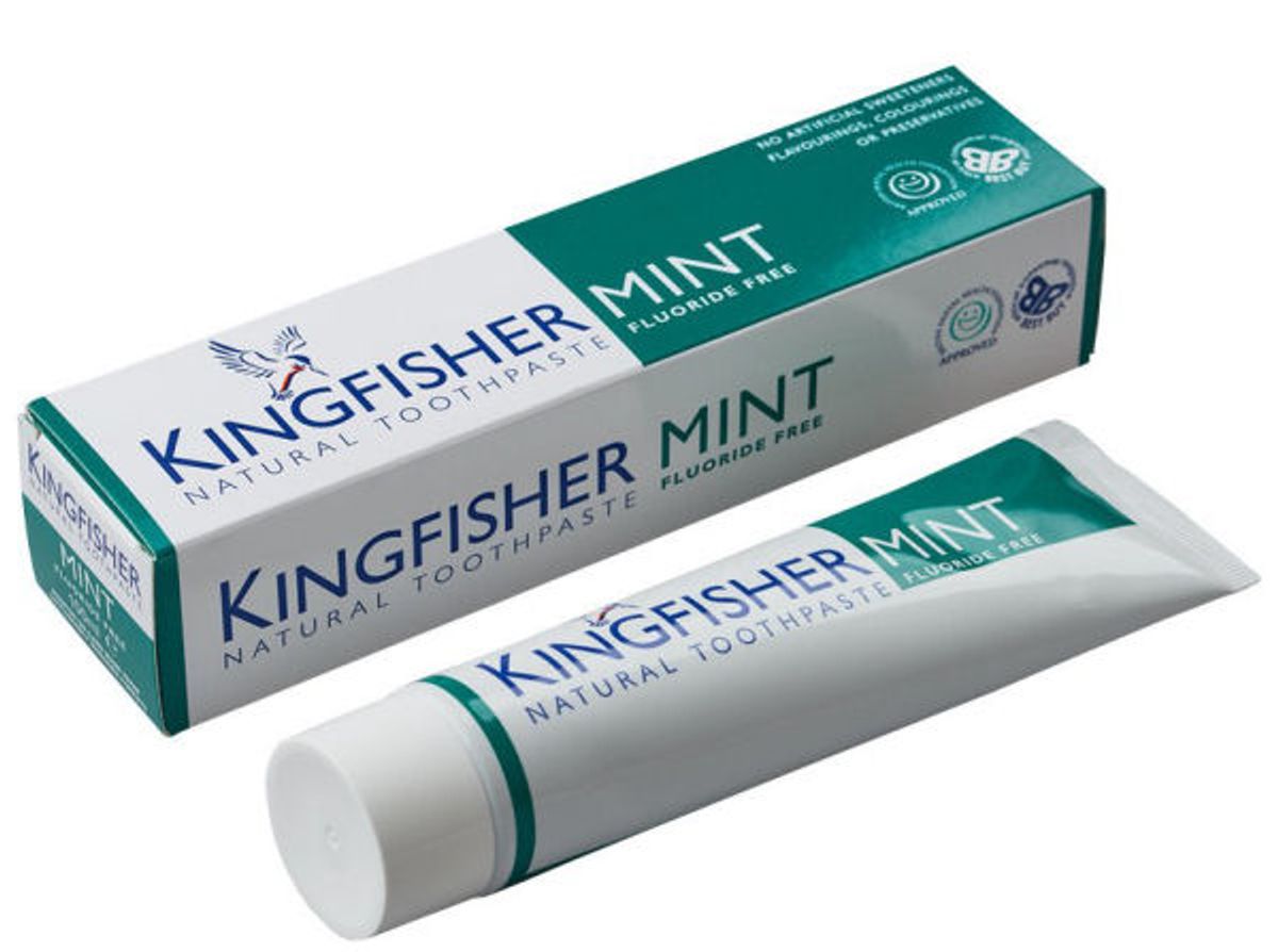 Kingfisher natural toothpaste mint fluoride free 100ml