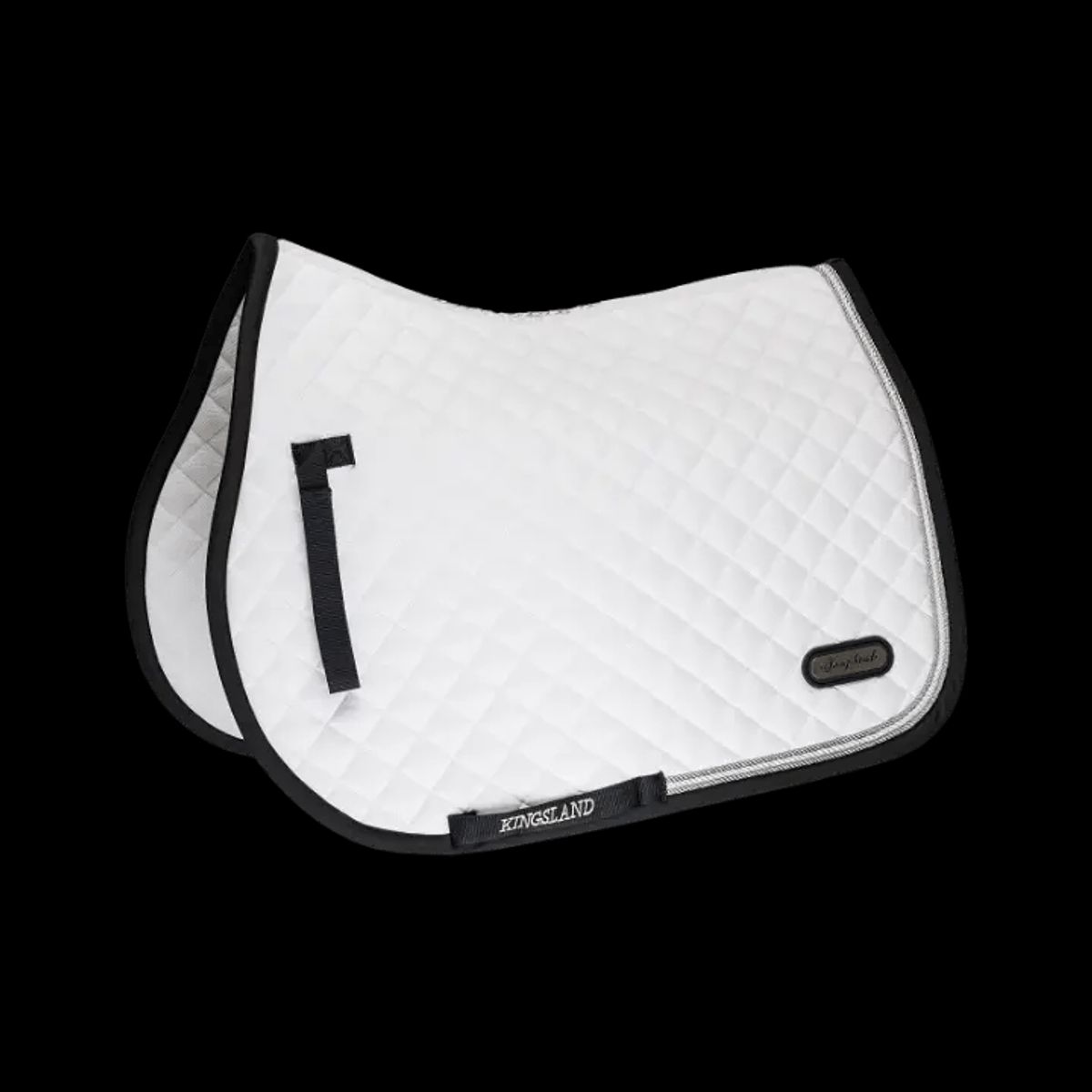 KINGSLAND CAMEO SADDLE PAD - Hvid