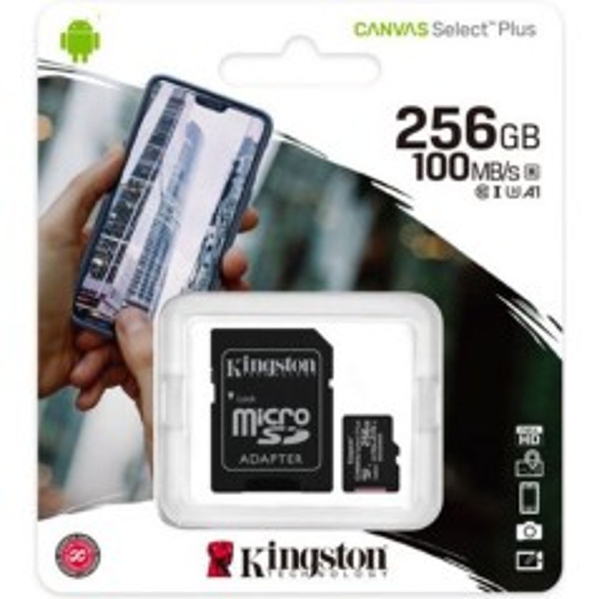 Kingston Canvas Select Plus microSDXC 256GB 100MB/s