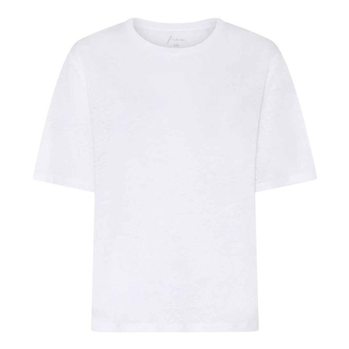 Kingston Linen T-shirt bright white - S/M