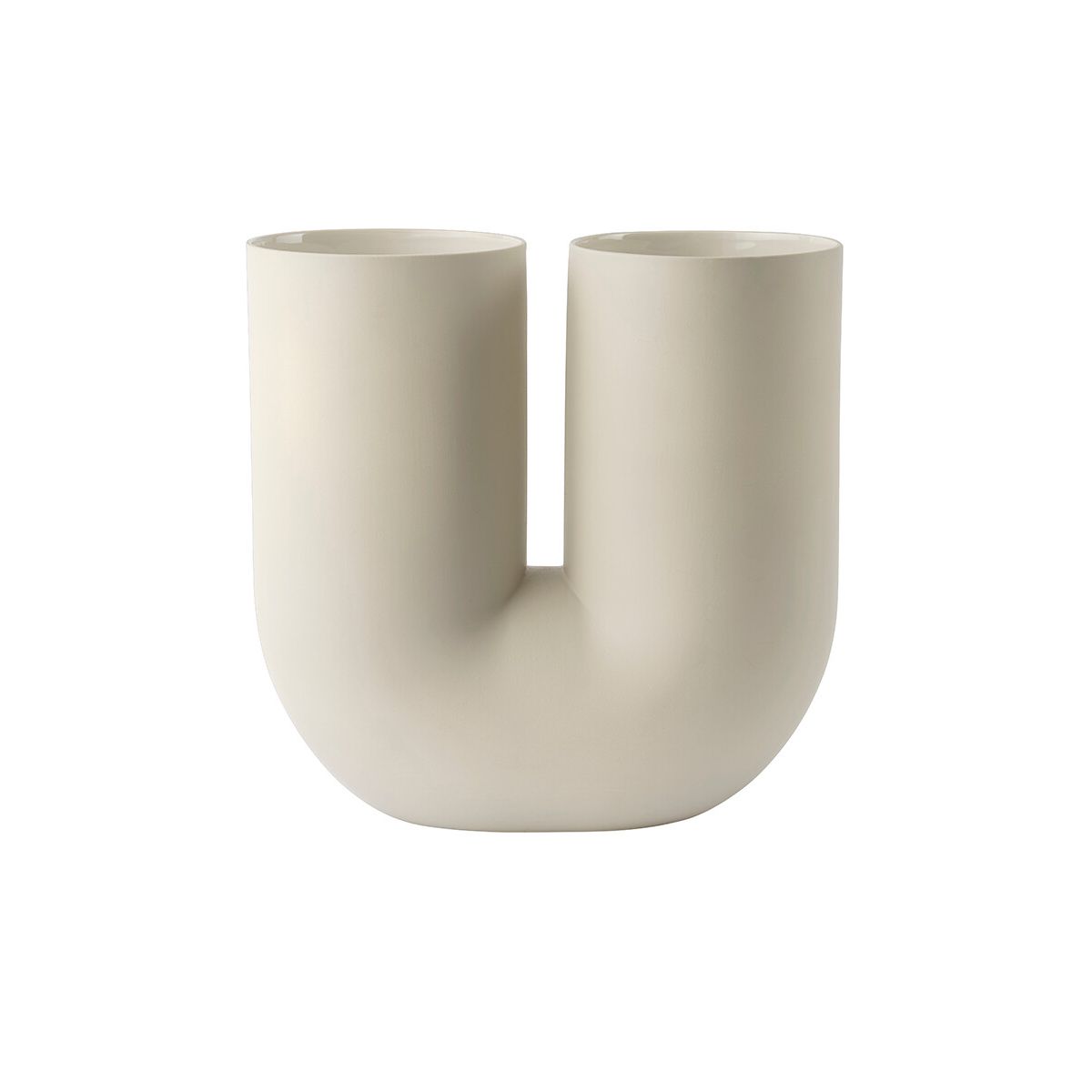 Kink Vase H 39 cm, sand fra Muuto