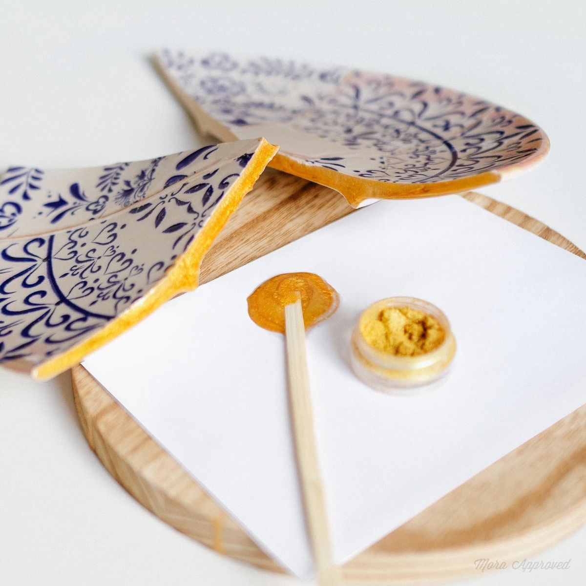 KINTSUGI KIT - REPARATIONS SÆT MED GULD & SØLV LIM - - Studio Buus - StudioBuus