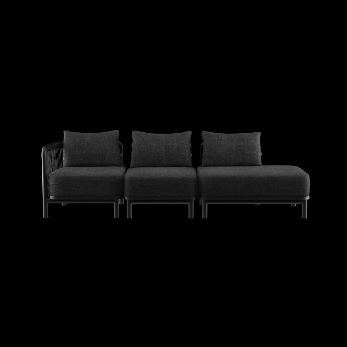 Kirra Lounge Sofa - 3 pers. m. open end