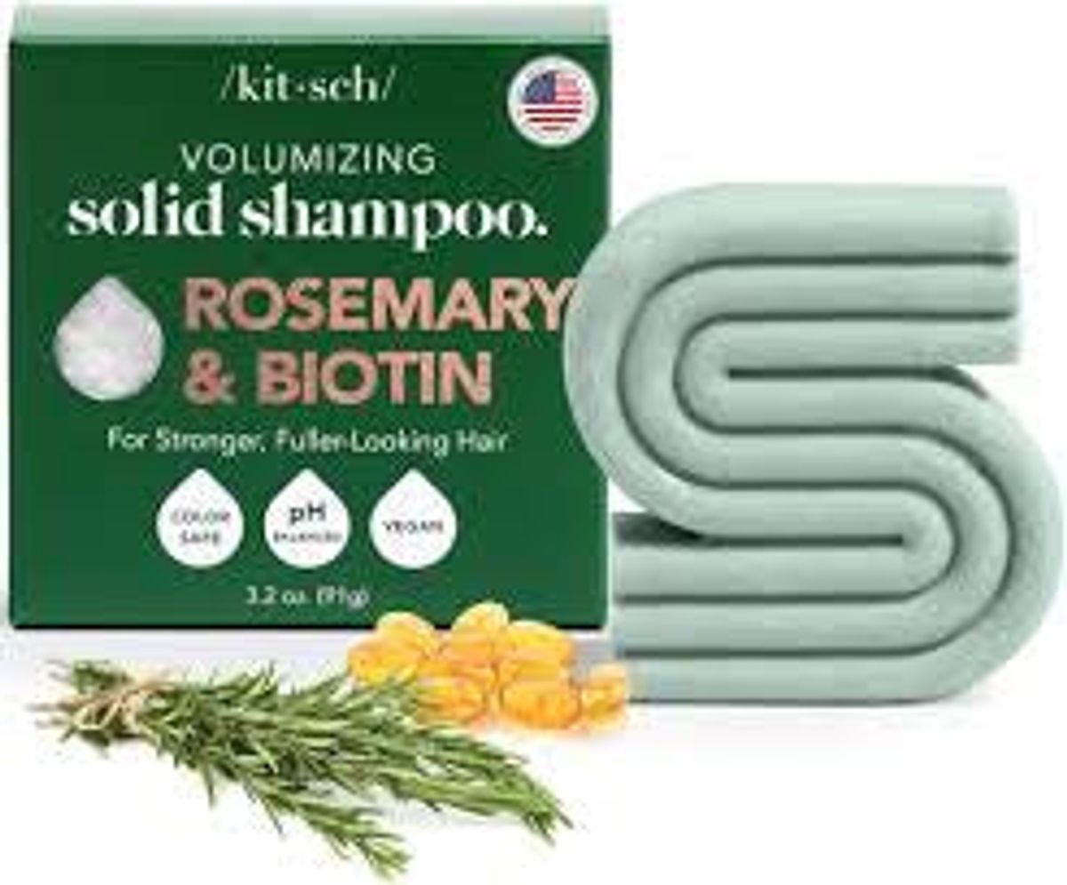 KITSCH - SHAMPOO BAR MED ROSMARIN & BIOTIN - VOLUME, STYRKE & GLANS - Shampoo Bar - KITSCH - StudioBuus