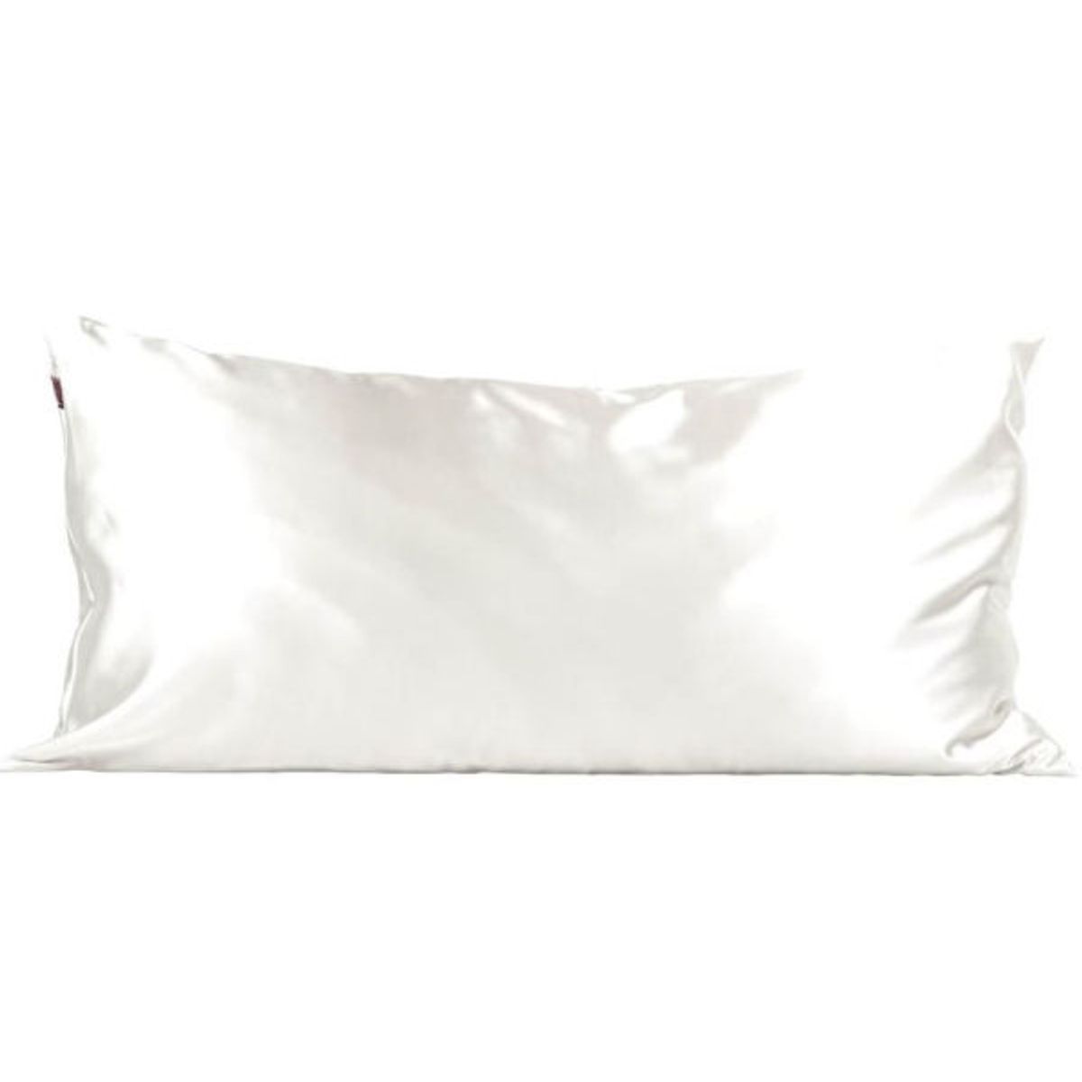 Kitsch standard satin pillowcase ivory king size 36x19cm