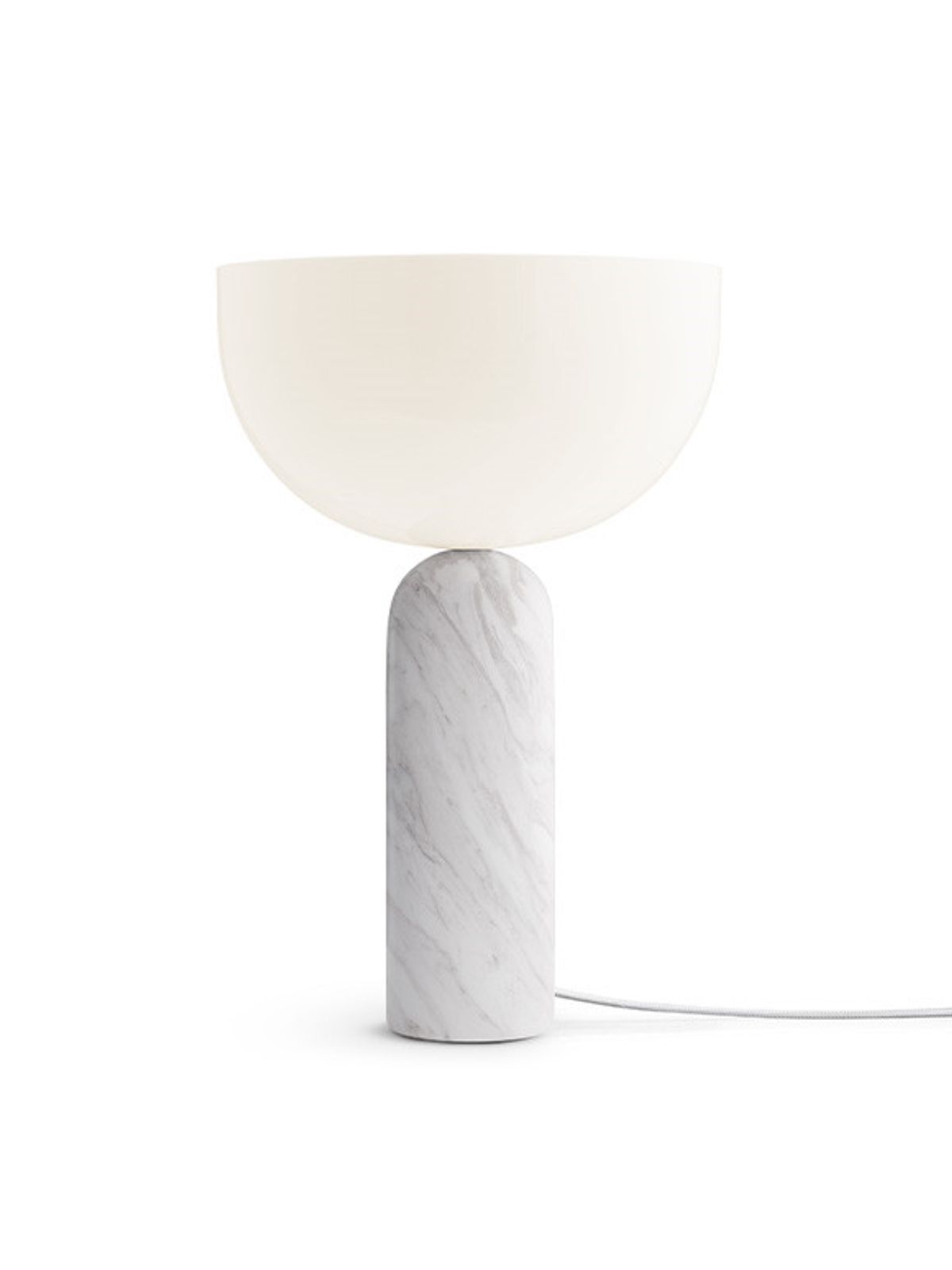 Kizu Bordlampe Large, White Marble fra New Works