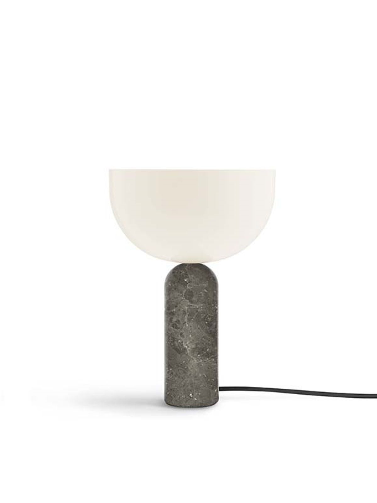 Kizu Bordlampe Small, Grey Marble fra New Works