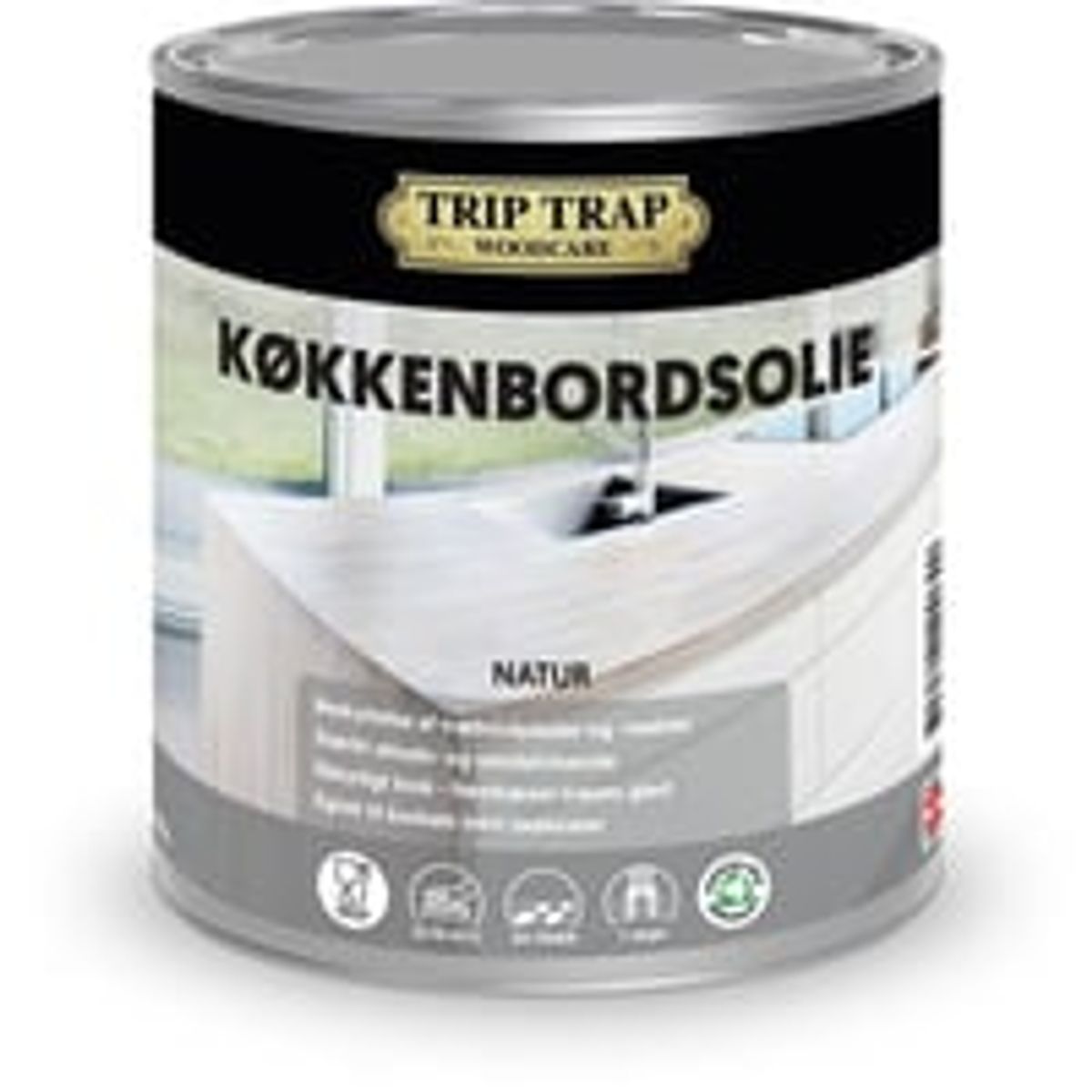 Kkkenbordsolie 0,75L natur