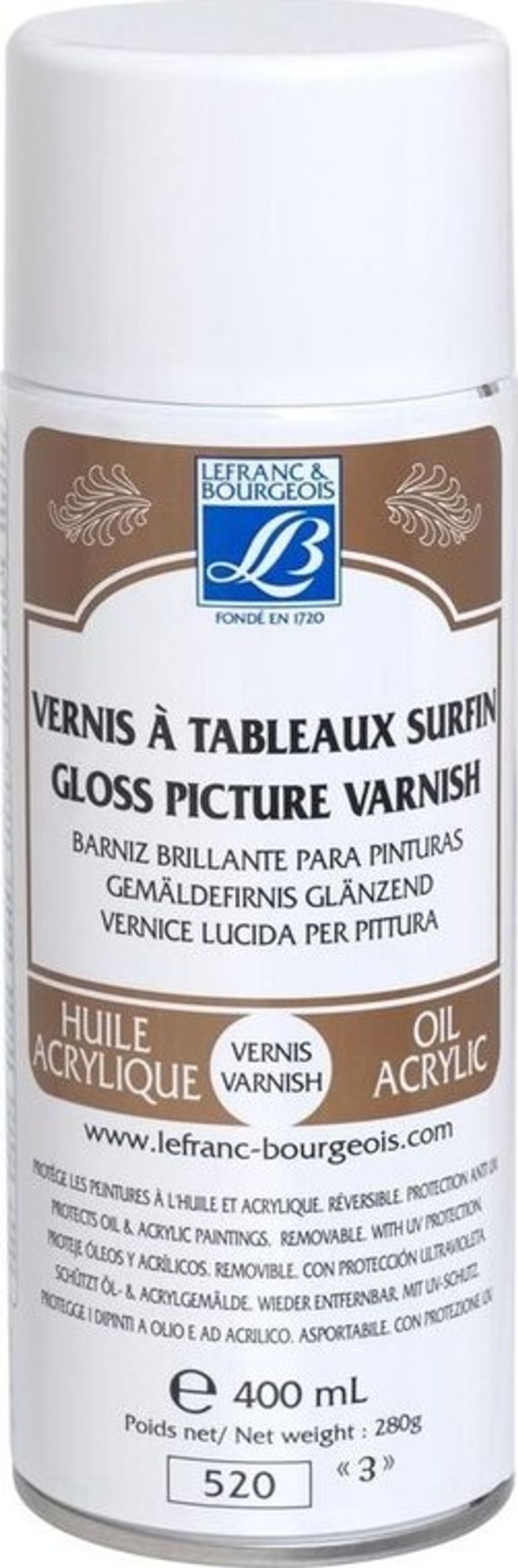 Klar Lak Spray - 400 Ml - Lefranc Bourgeois