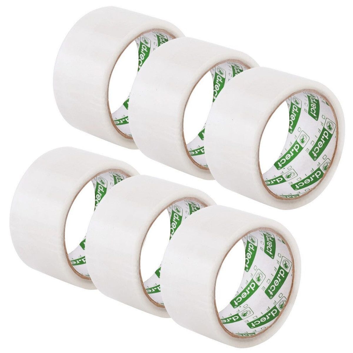 Klar Pakketape 6 stk - 48mm x 50m