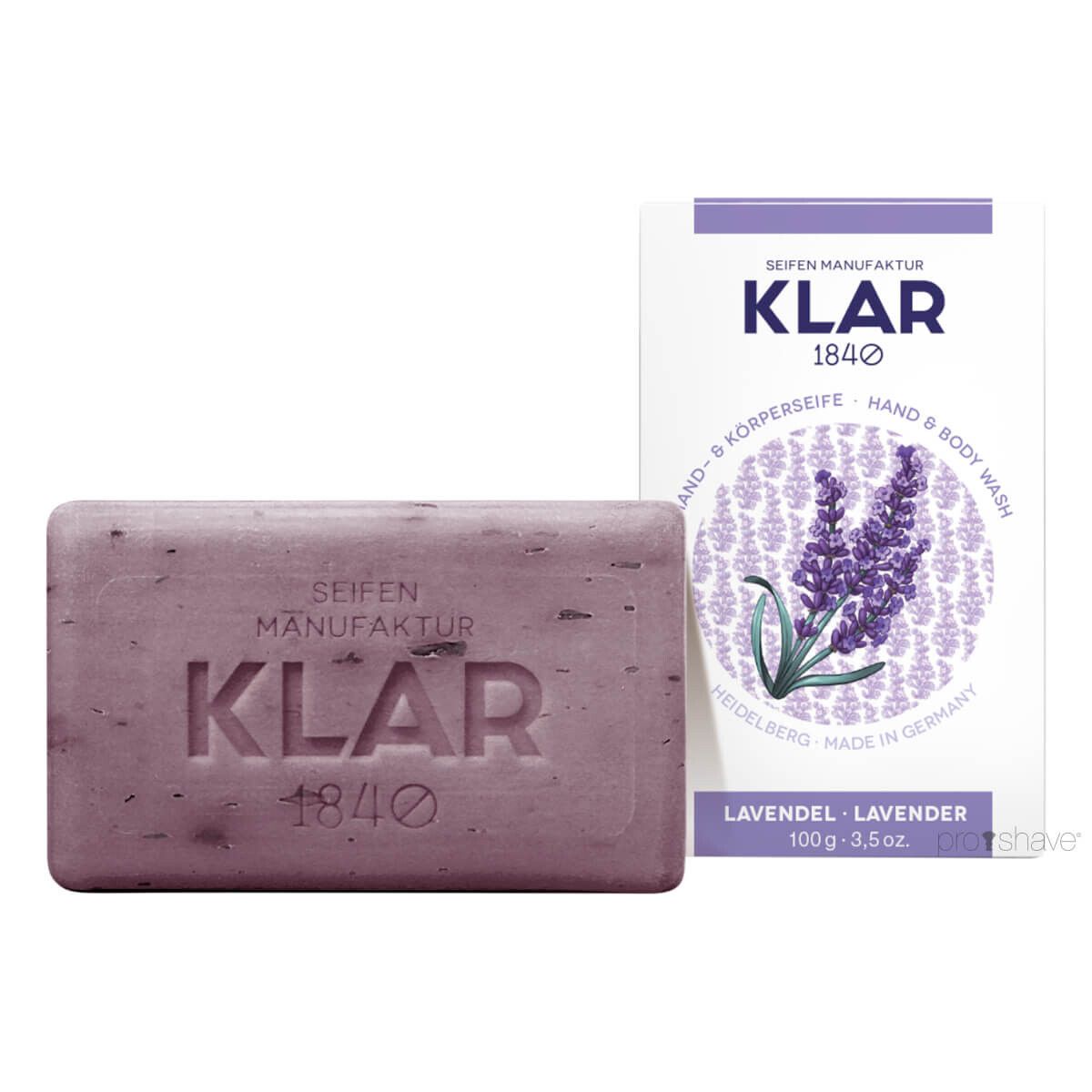 Klar Seifen Sæbe, Lavendel, 100 gr.