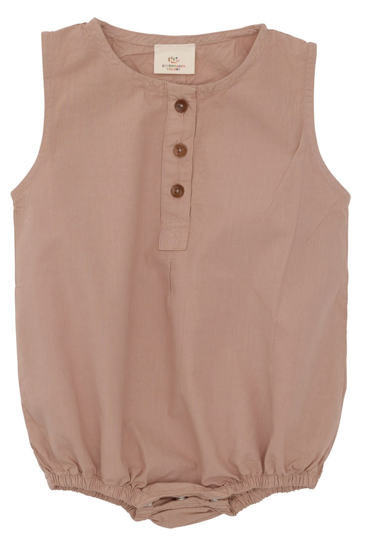 KLASSISK POPLIN ROMPER - BEIGE - BEIGE / 50