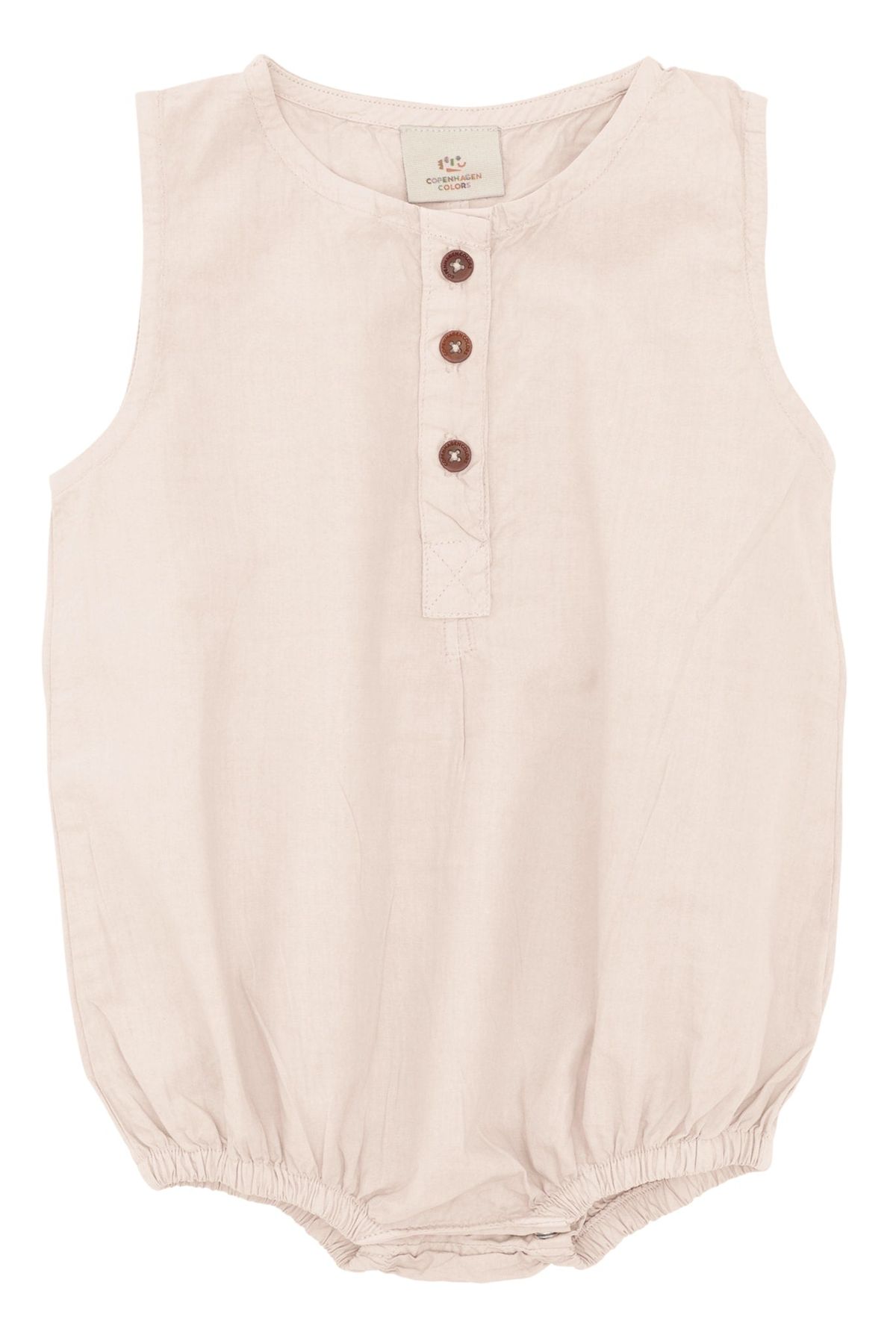 KLASSISK POPLIN ROMPER - SOFT PINK - SOFT PINK / 56