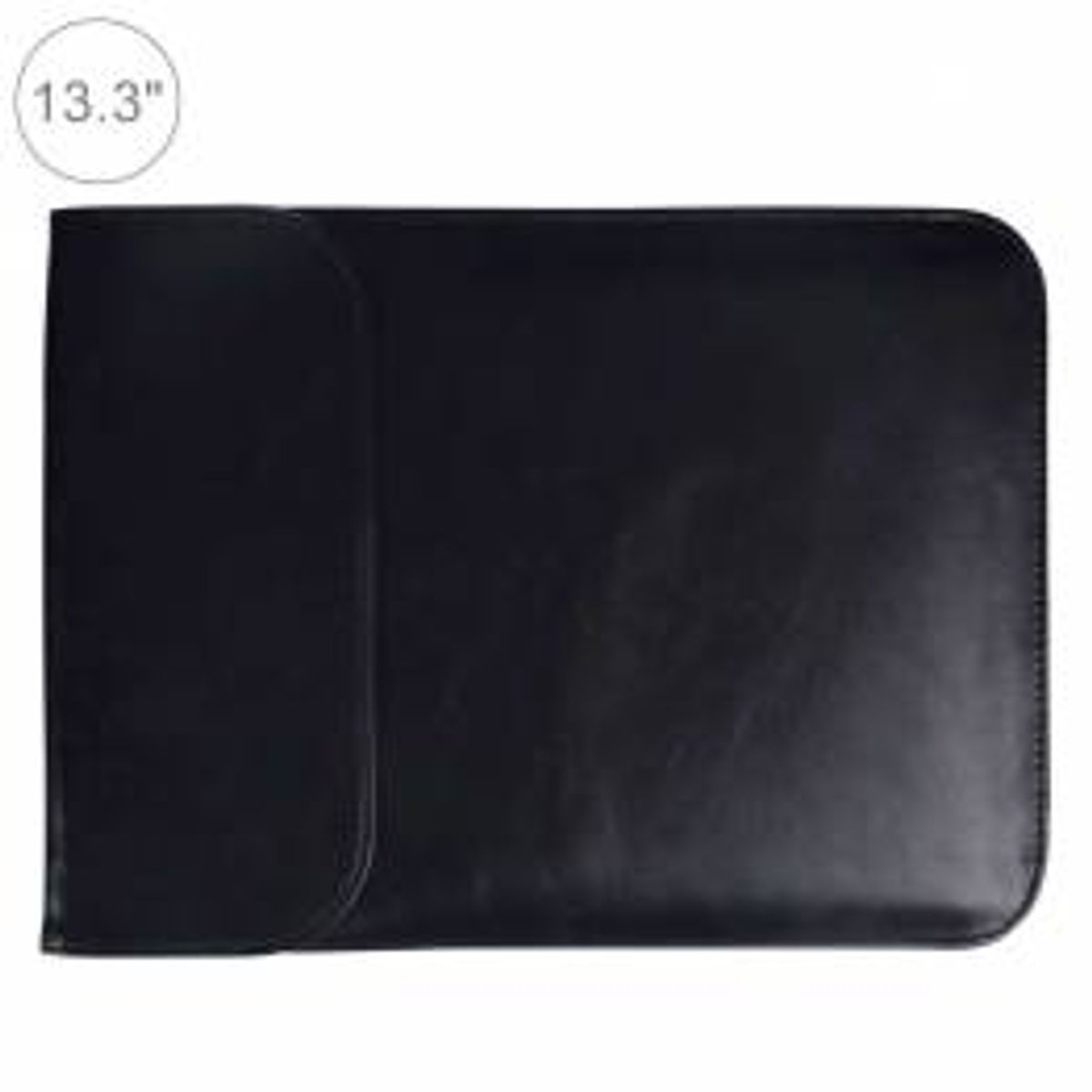 Klassisk sleeve i sort kunstlæder 13,3" til MacBook Air/Pro