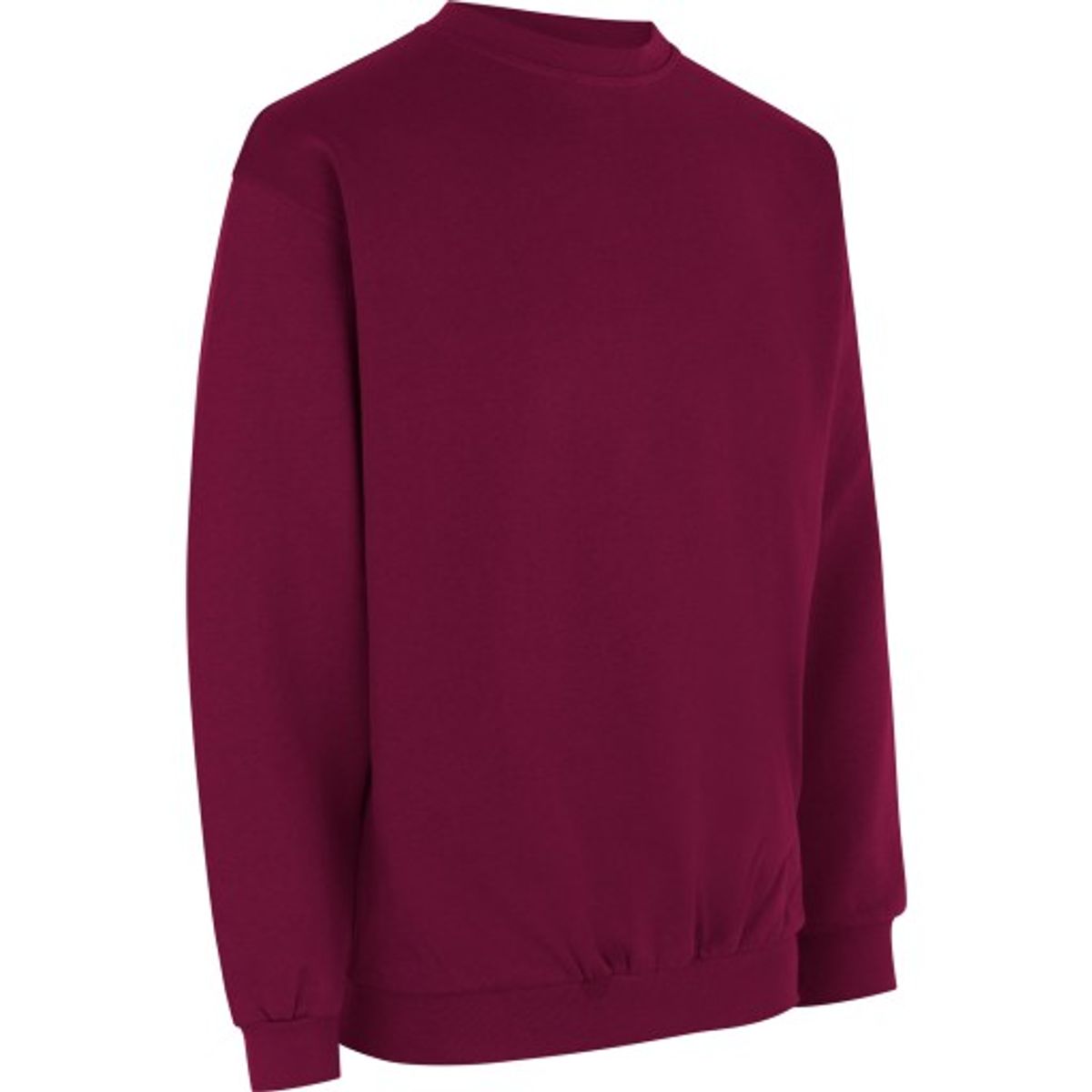 KLASSISK SWEATSHIRT BORDEAUX 2