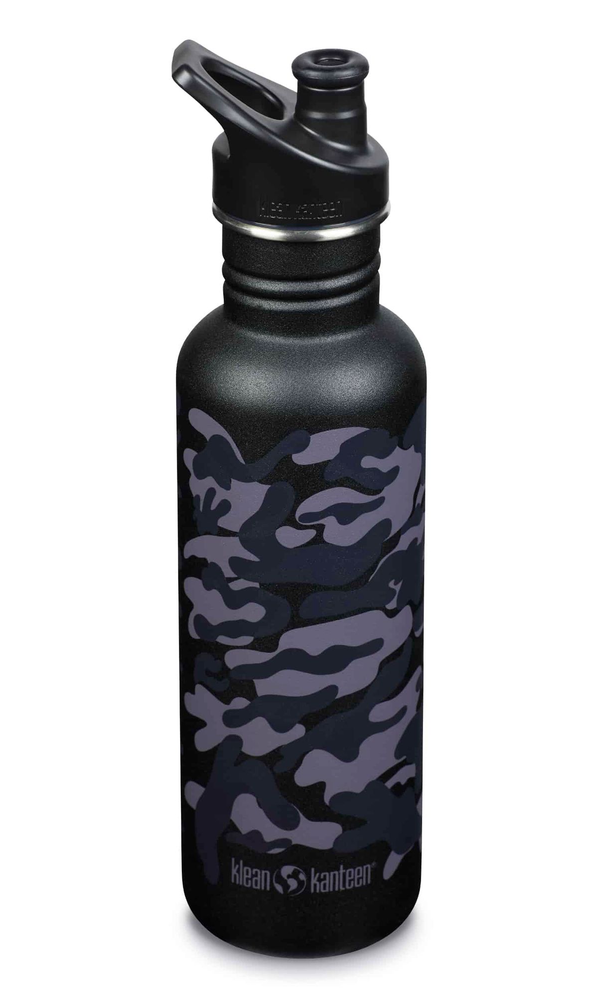 Klean Kanteen drikkedunk i rustfrit stål - Black Camo - 800 ml