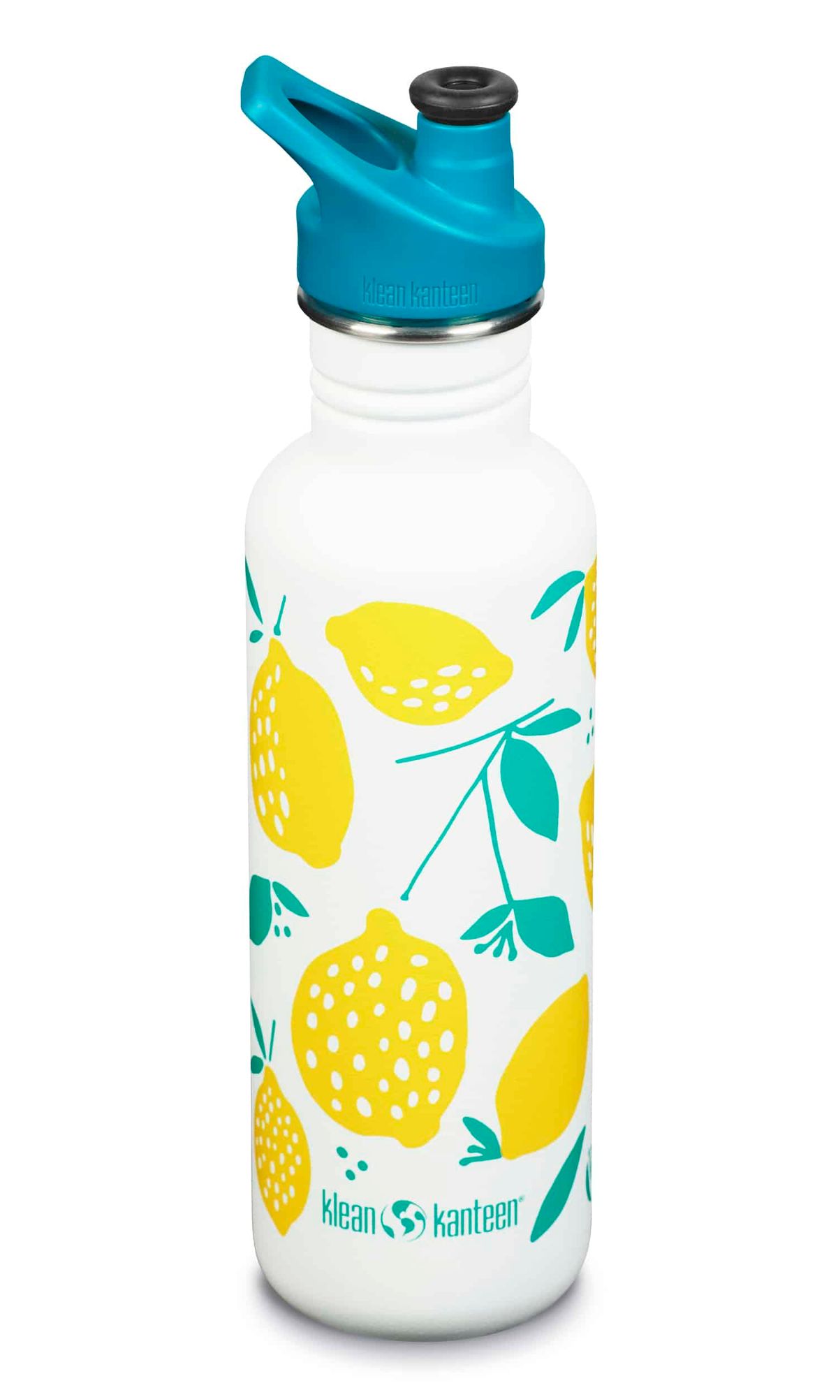 Klean Kanteen drikkedunk i rustfrit stål - Lemons - 800 ml.