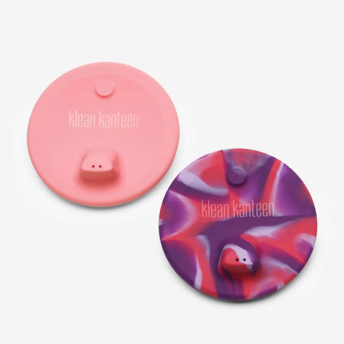 Klean Kanteen Kid Cup Sippy Låg til 296ml Cup - 2-Pak - Pink/Tie Dye