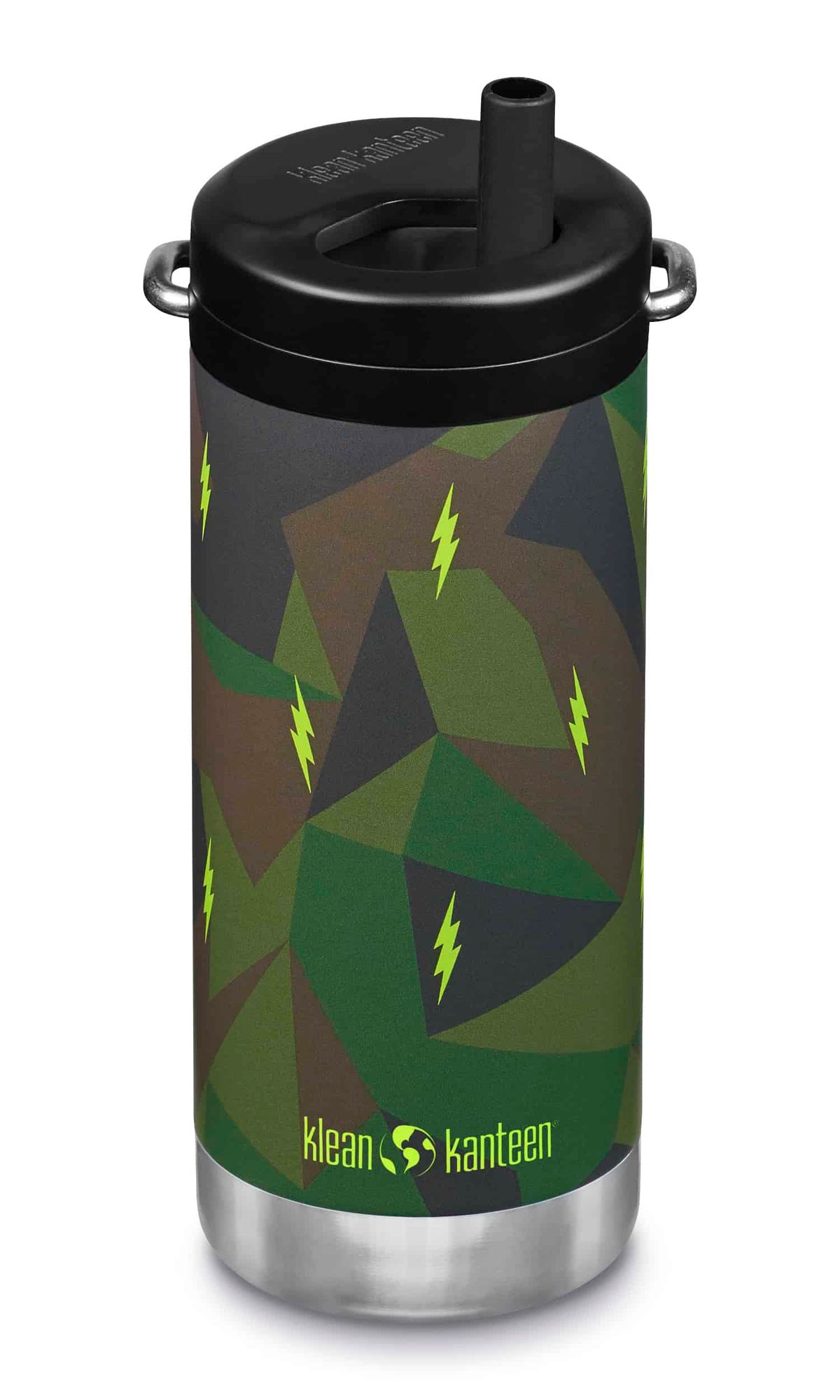 Klean Kanteen termokop i rustfrit stål - TKWide - 355 ml. - Twist Cap - Electric Camo