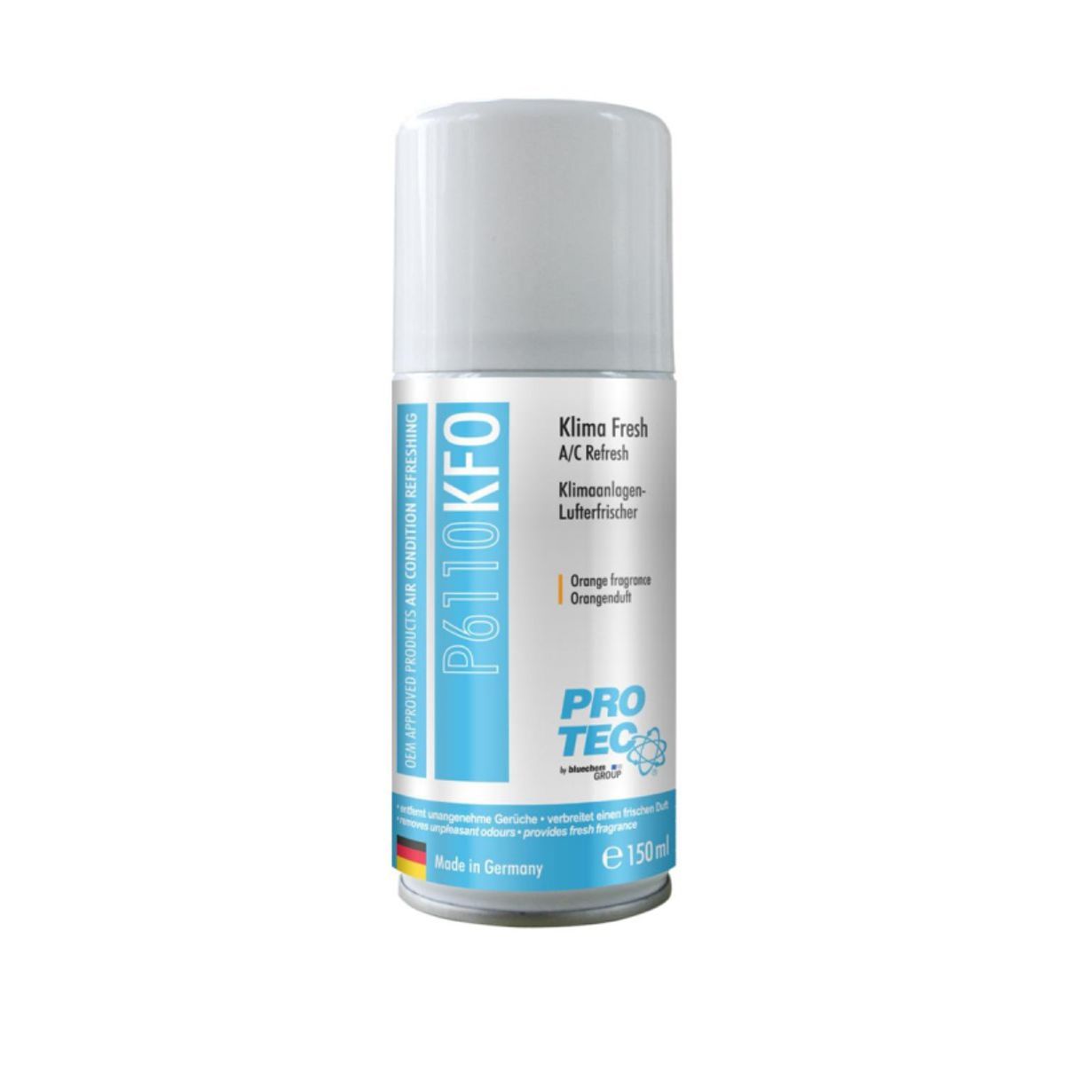 Klima fresh A/C refresh, renser & desinficerer, med Orange duft, 150ml fra Pro-Tec