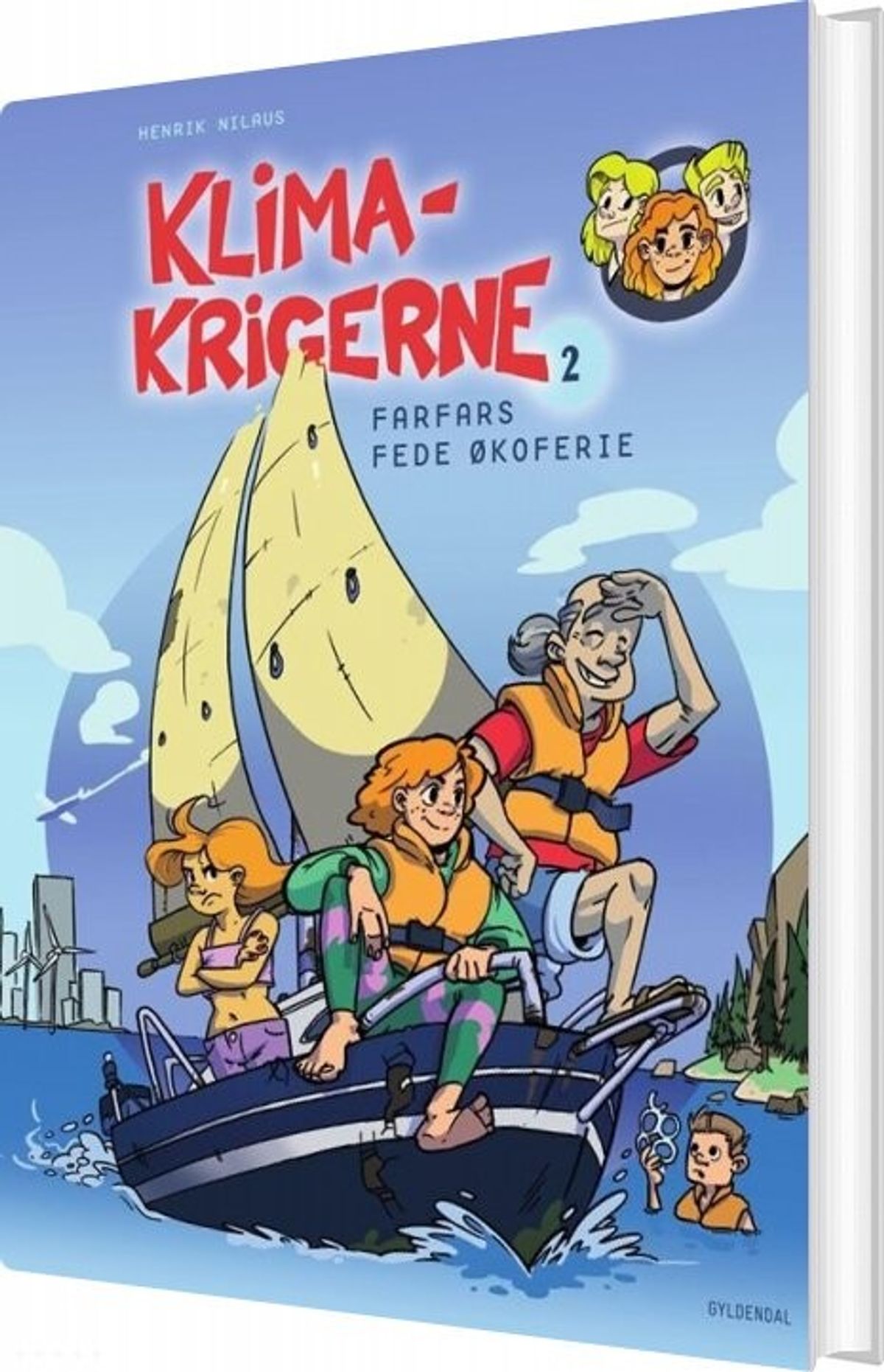 Klimakrigerne 2 - Farfars Fede økoferie - Henrik Nilaus - Bog