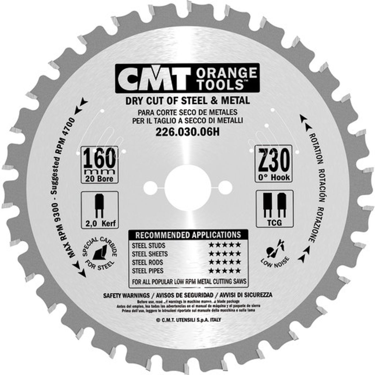 Klinge 216x2,2x30 z48 dry cut