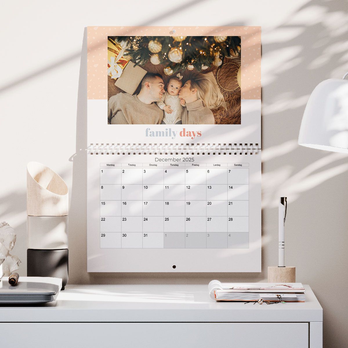 Klippe inspireret Kalender - Dobbeltsidet