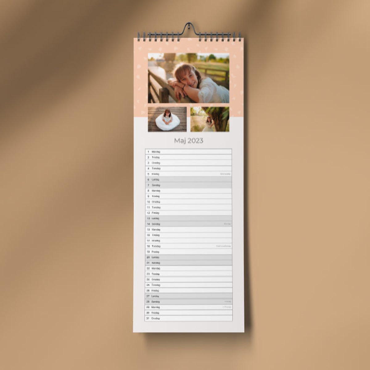 Klippe inspireret Kalender - Køkken