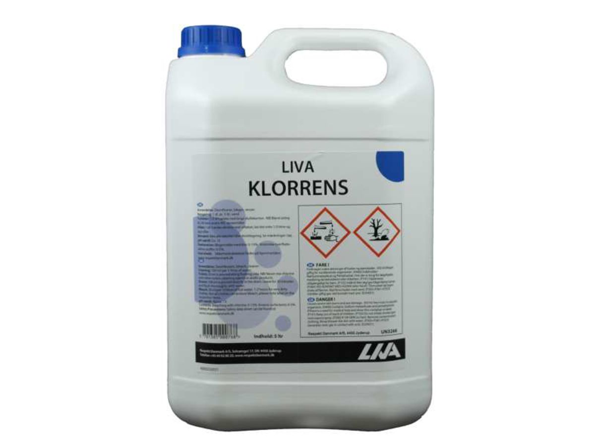 Klorrens Liva 5 Liter - Udgår