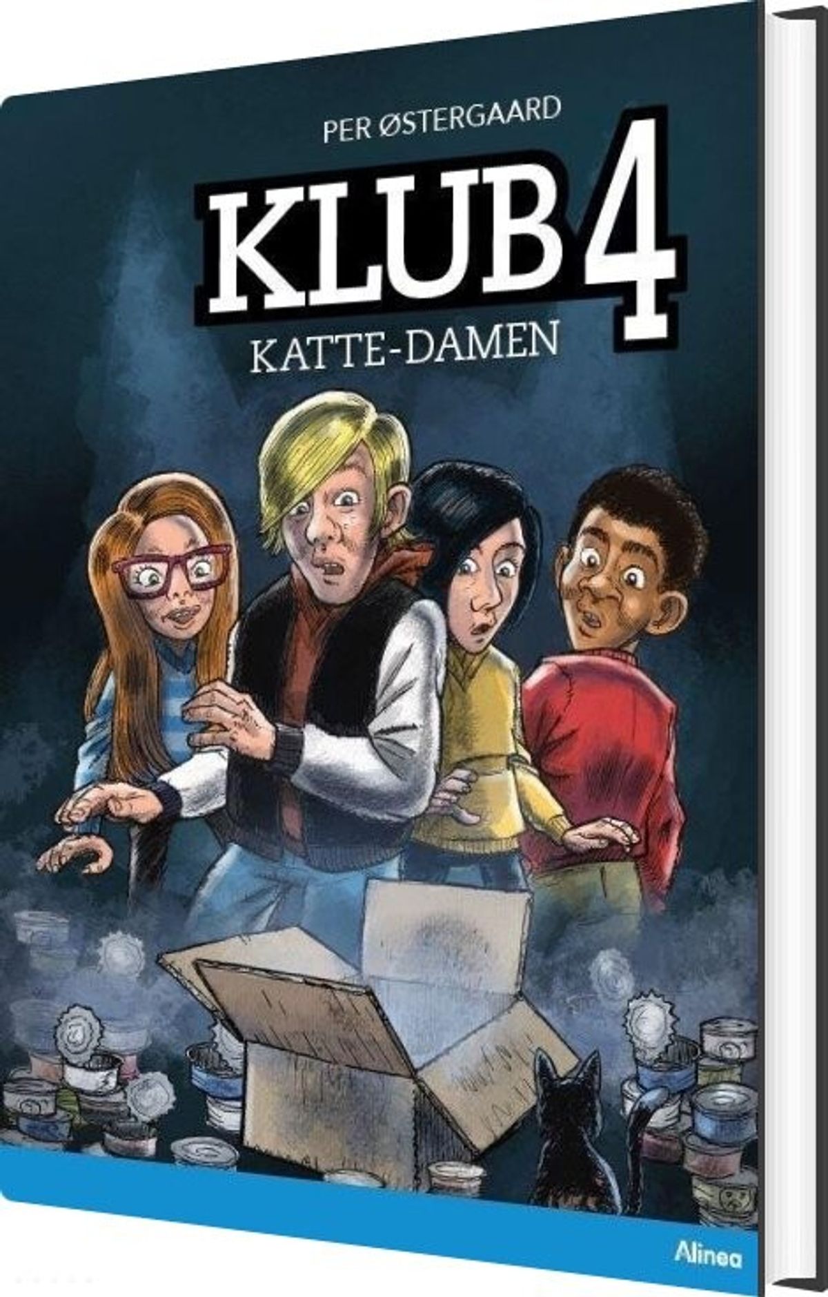 Klub 4 - Kattedamen, Blå Læseklub - Per østergaard - Bog