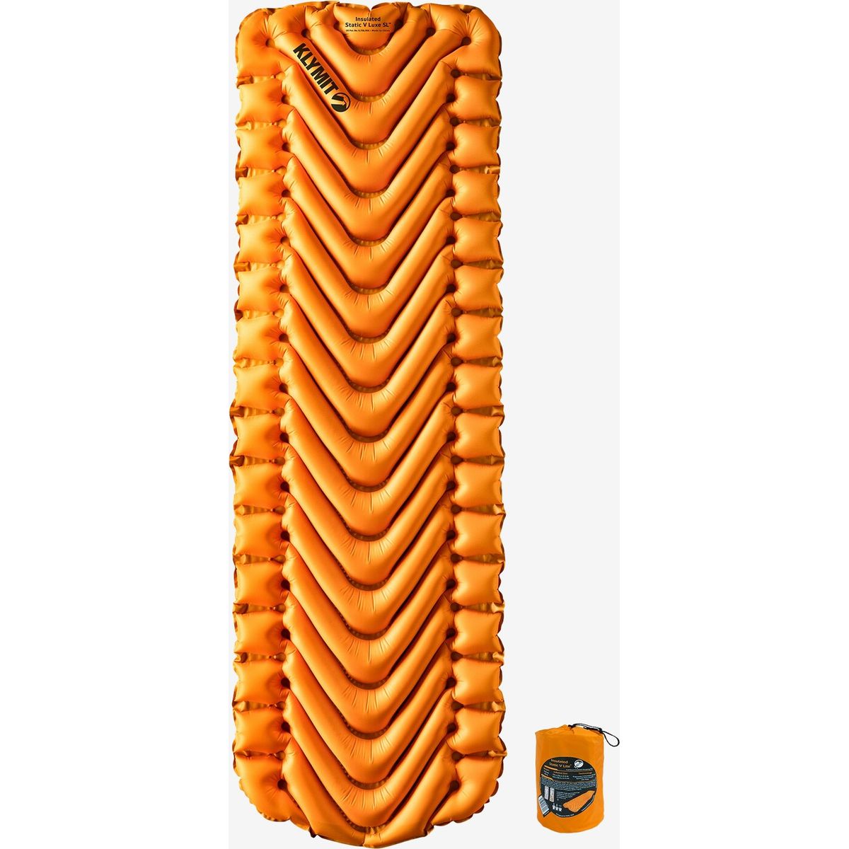 Klymit - Insulated Static V Lite liggeunderlag (Orange)