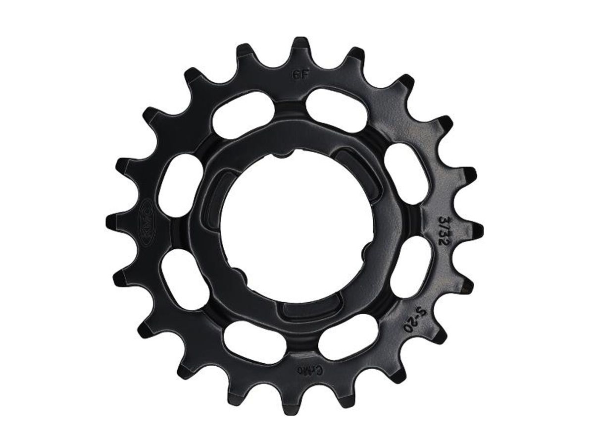 KMC Gearhjul - 3/32 - 20T - Til Shimano - Sort