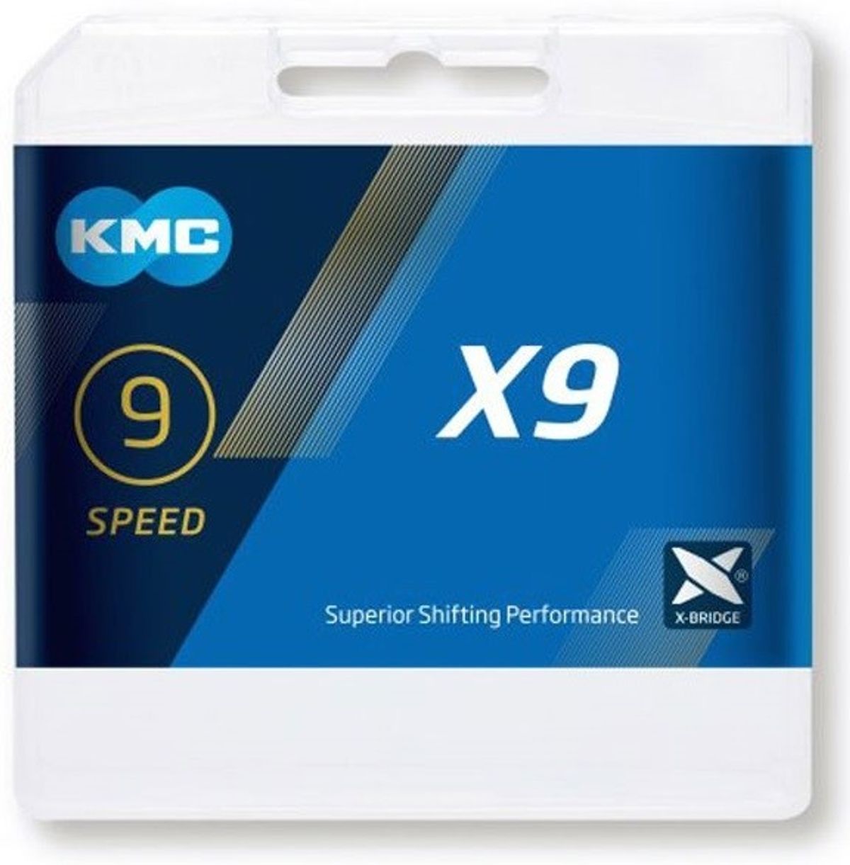 KMC X9 9 speed 114 links Cykelkæde