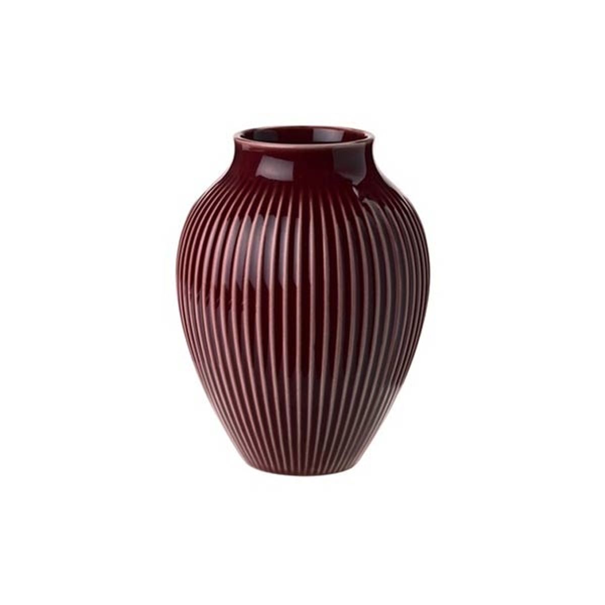 Knabstrup Vase - Ripple Berry - 12,5 cm