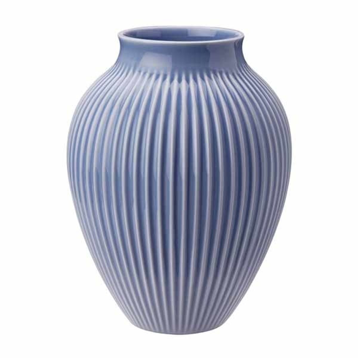 Knabstrup Vase - Ripple Lavender - 27 cm