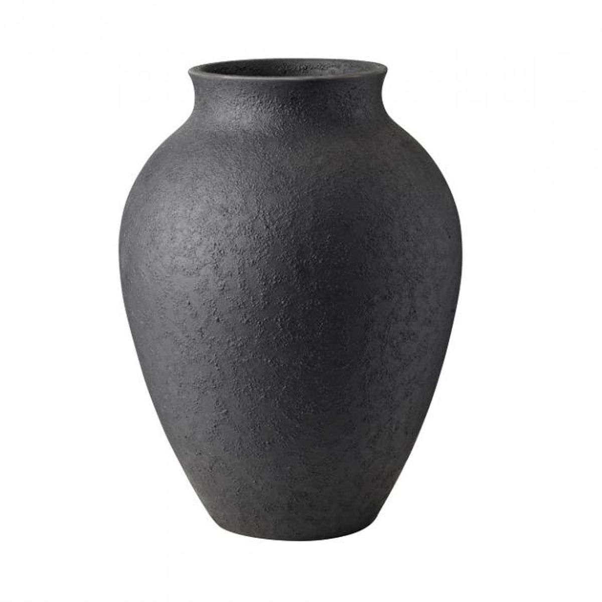 Knabstrup - , vase, sort, 27 cm