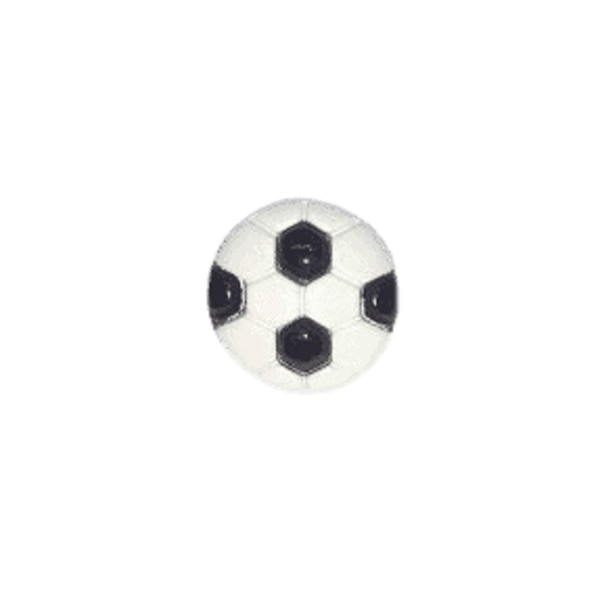 Knap Med Fodbold - 13 mm.