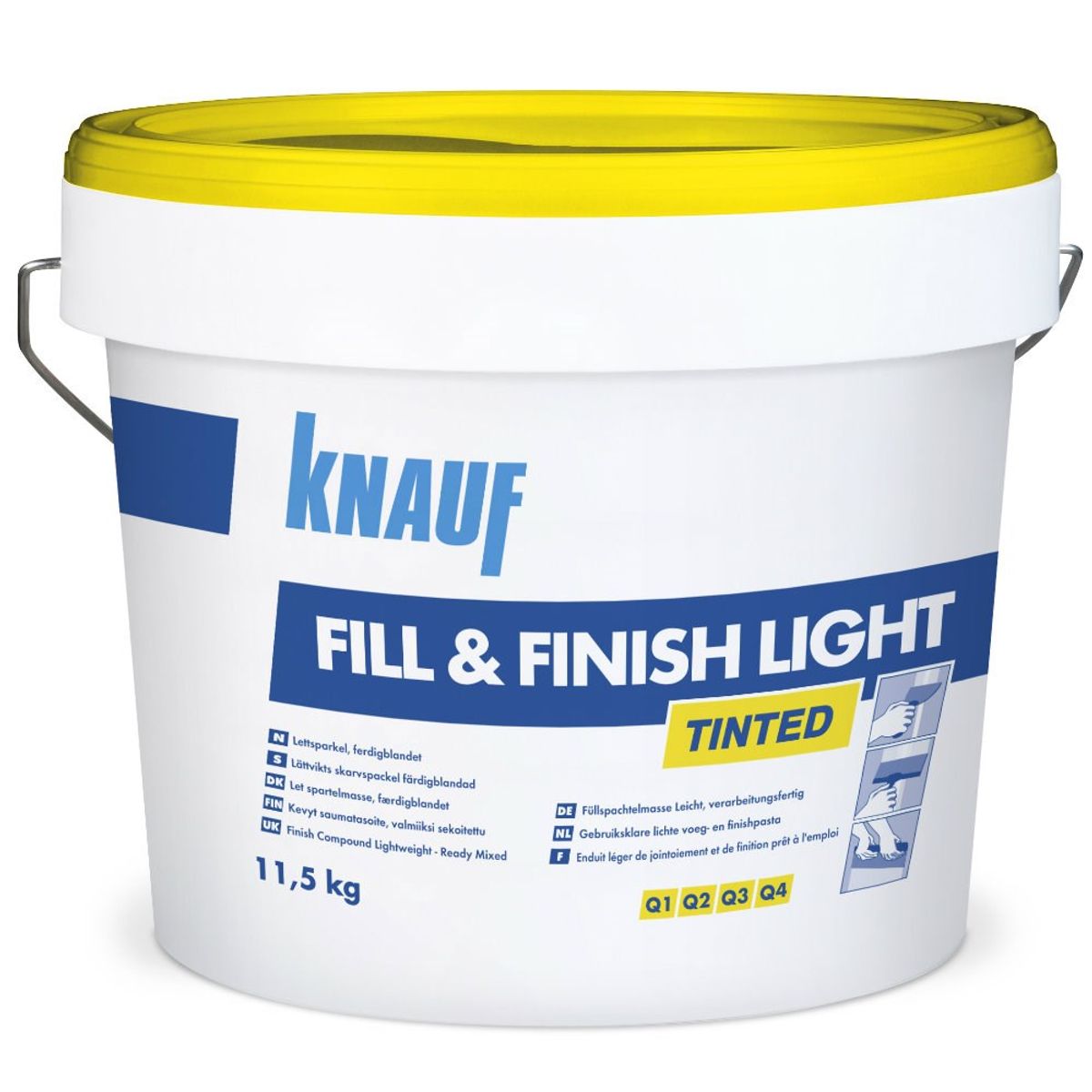 Knauf fill og finish light - 10 ltr. 10 stk. (169 kr. pr. stk)