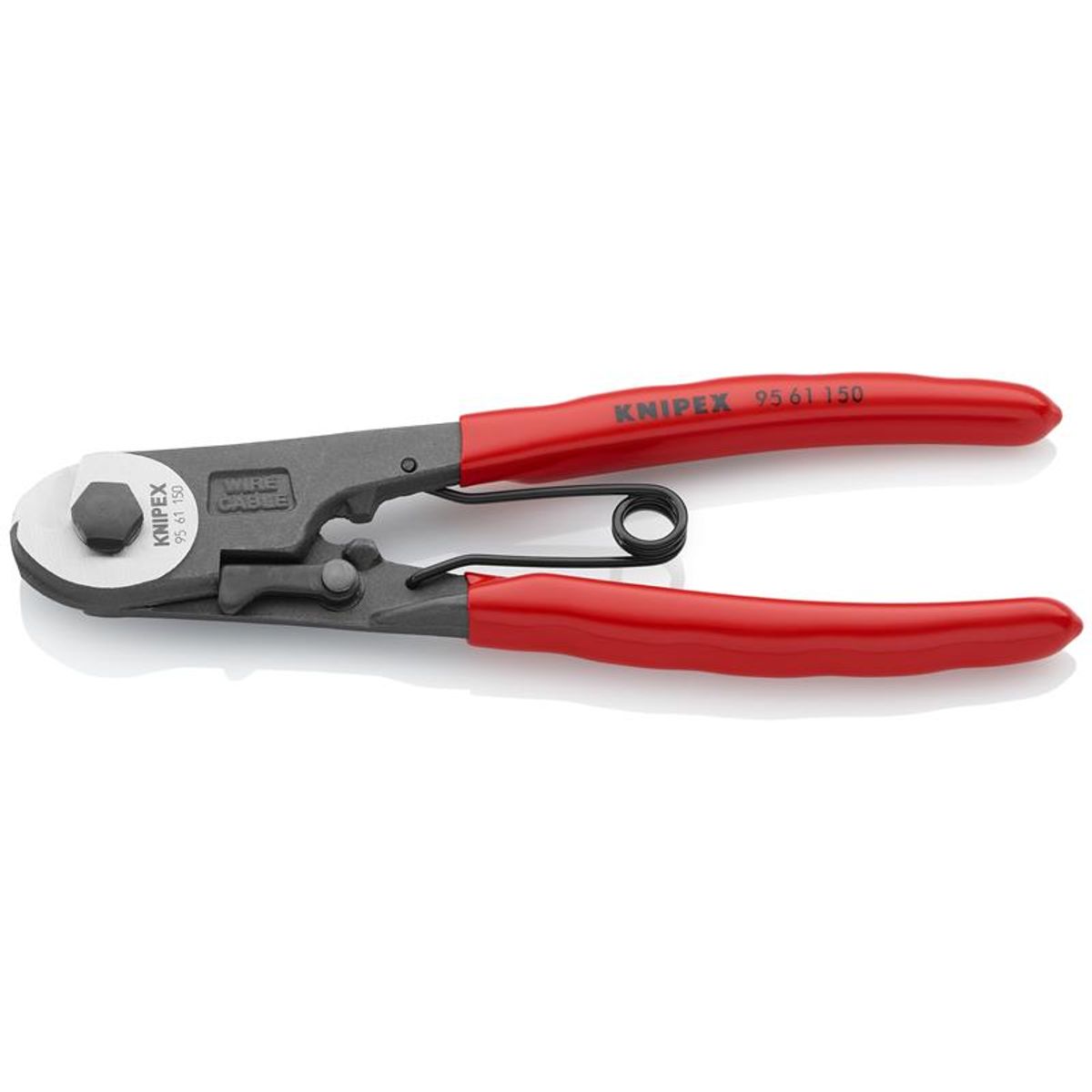 Knipex Bowden kabelsaks sort atramenteret, betrukket med kunststof 150 mm