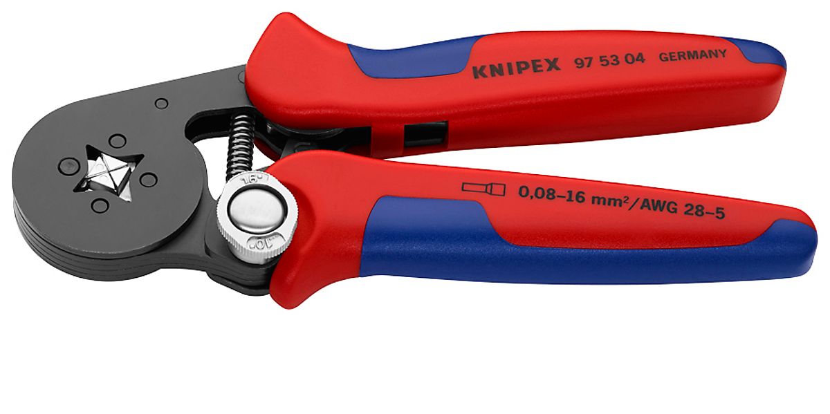 Knipex Crimptang 97 53 04 Selvindstillelig, sideindføring