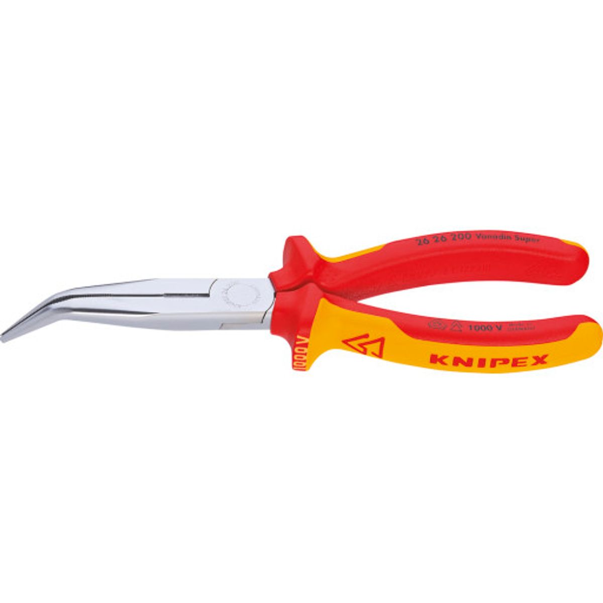 Knipex Isoleret Spidstang m/skær 40° - 200 mm