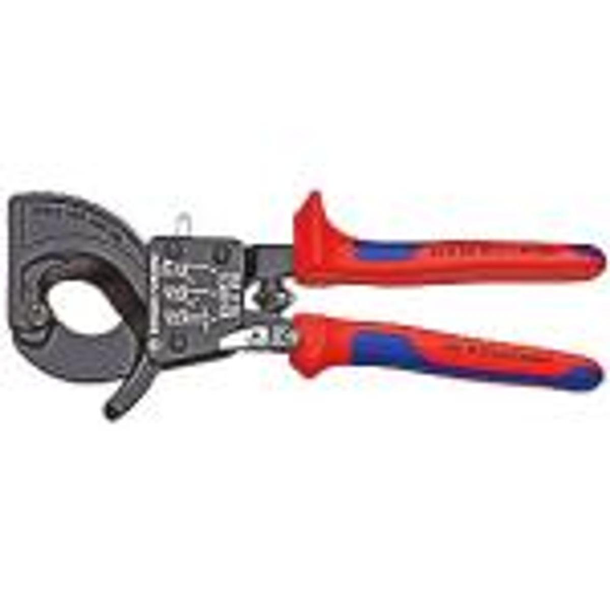 Knipex kabelskærer/saks 9531-250 med skraldefunktion, max. Kapac.Ø32mm