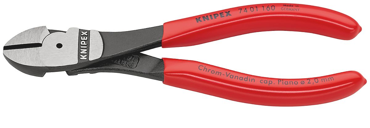 Knipex kraft bidetang 160mm dyppet greb, Knipex 7401-160