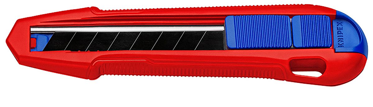 Knipex universalkniv CutiX 90 10 165 BK, Innovativ stabiliserende skinne