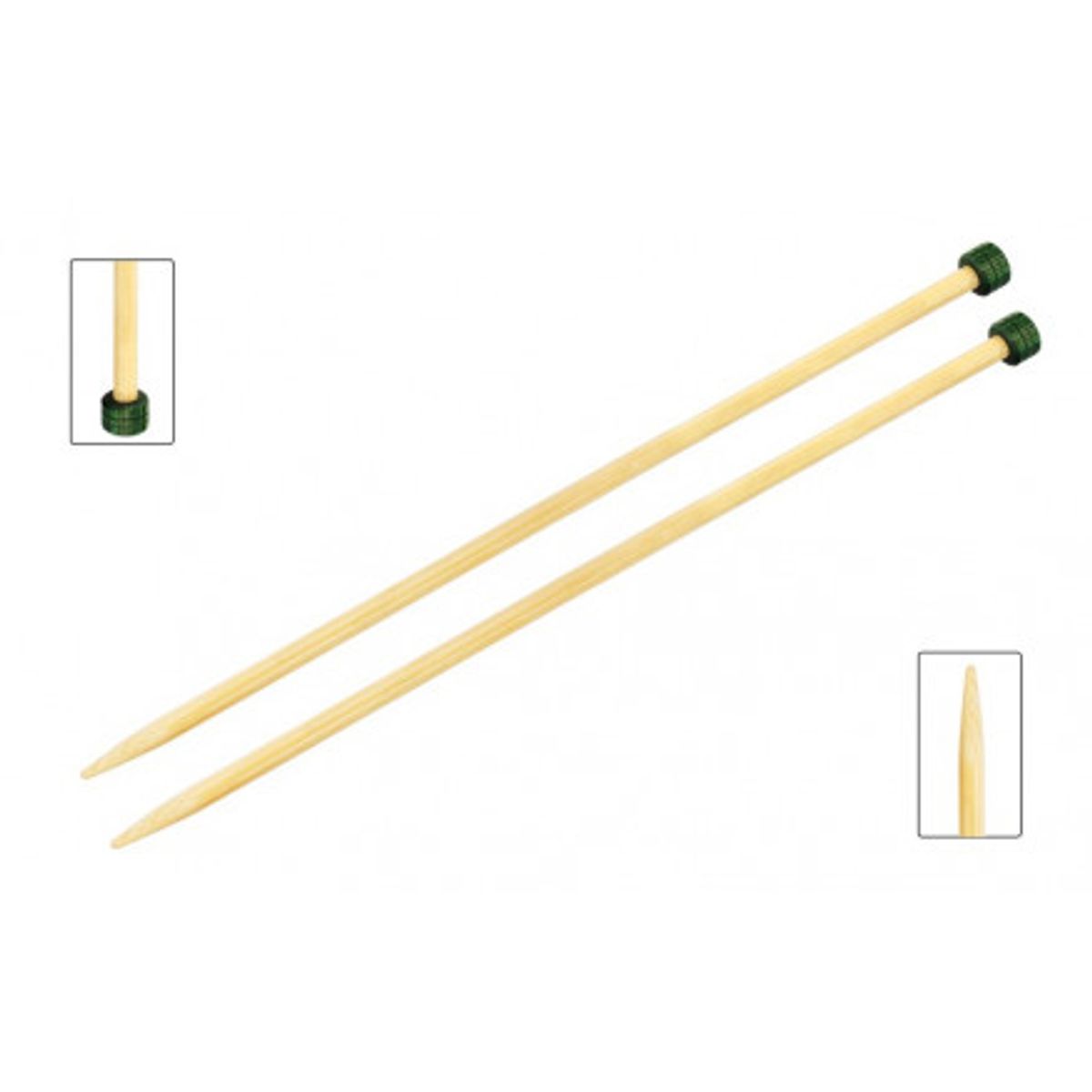 KnitPro Bamboo Strikkepinde / Jumperpinde Bambus 33cm 2,50mm / 13in US